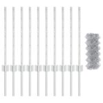 vidaXL Oplotenie z reťazí  s 10 U stĺpikmi strieborné 0.6x10 m oceľ – Obrázok 4