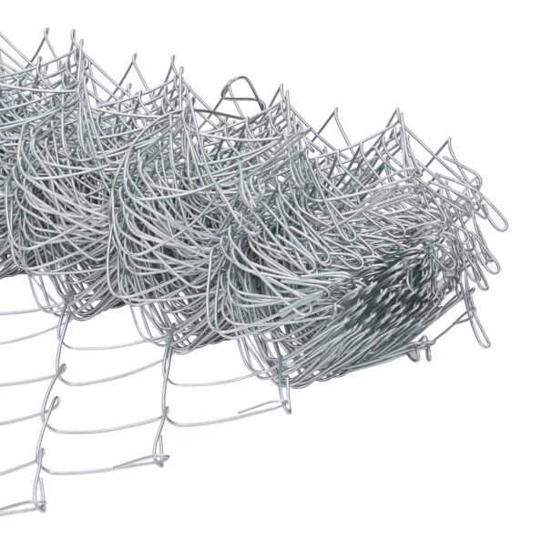 3336302_8.jpg vidaXL Mreža  Chain Link Fence s 22 U stĺpikmi Strieborná 0.6x25 m – Obrázok 8