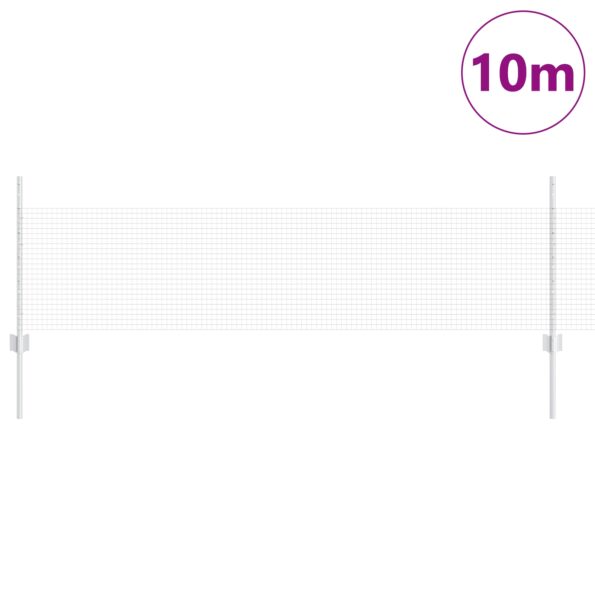 vidaXL Záhradný plotový set Sada 2 Pozinkovaná oceľ 10 x 0.5 m Odolný – Obrázok 3