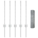 vidaXL Záhradný plotový set Sada 2 Pozinkovaná oceľ 10 x 0.5 m Odolný – Obrázok 4