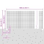 vidaXL Súprava záhradného oplotenia Sada 2 Pozinkovaná oceľ 10 x 1 m – Obrázok 11