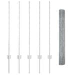 vidaXL Sada drôtu na kuratá Sada 2 Pozinkovaná oceľ 10 x 1 m Trvácne – Obrázok 4