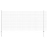 vidaXL Zváraný drôtený plot s 10 U stĺpmi Strieborný 1.2x10 m Oceľ – Obrázok 2