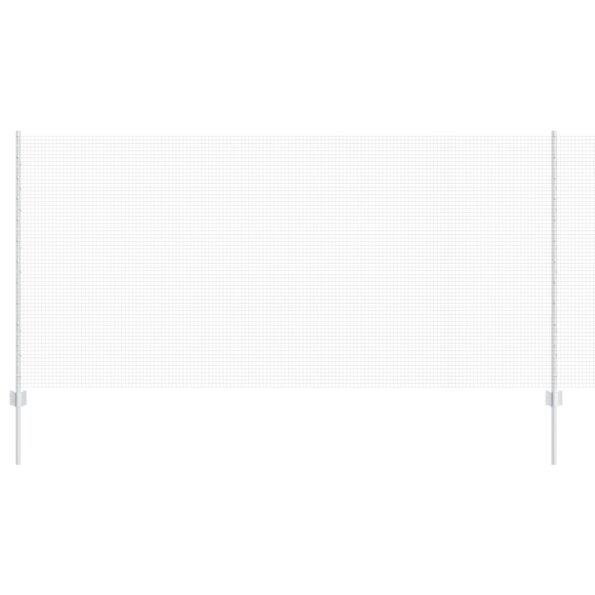 vidaXL Zváraný drôtený plot s 10 U stĺpmi Strieborný 1.2x10 m Oceľ – Obrázok 2