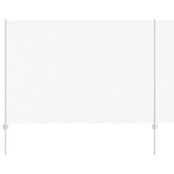 vidaXL Zváraný drôtový plot  s 10 U stĺpikmi Strieborný 1.5x10 m Oceľ – Obrázok 2