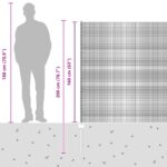 vidaXL Zváraný drôtený plot s 10 U stĺpmi Strieborný 1.6x10 m Oceľ – Obrázok 13