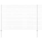 vidaXL Zváraný drôtený plot  s 10 U stĺpikmi Strieborný 1.6x10 m Oceľ – Obrázok 2