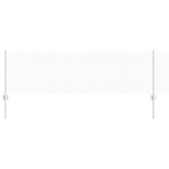 3336355_2.jpg vidaXL Zvarené drôtené oplotenie s 10 U stĺpmi Strieborné 0.6x25 m Oceľ – Obrázok 2