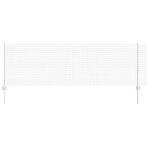 vidaXL Zváraná drôtová klietka s 11 U stĺpikmi Strieborná 0.8x25 m Oceľ – Obrázok 2