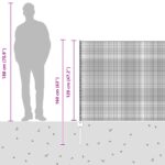 VidaXL zváraná drôtová sieť s 22 stĺpikmi strieborná 1.2x25 m oceľ – Obrázok 13