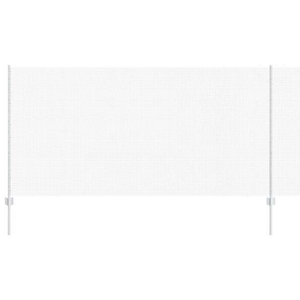 VidaXL zváraná drôtová sieť s 22 stĺpikmi strieborná 1.2x25 m oceľ – Obrázok 2