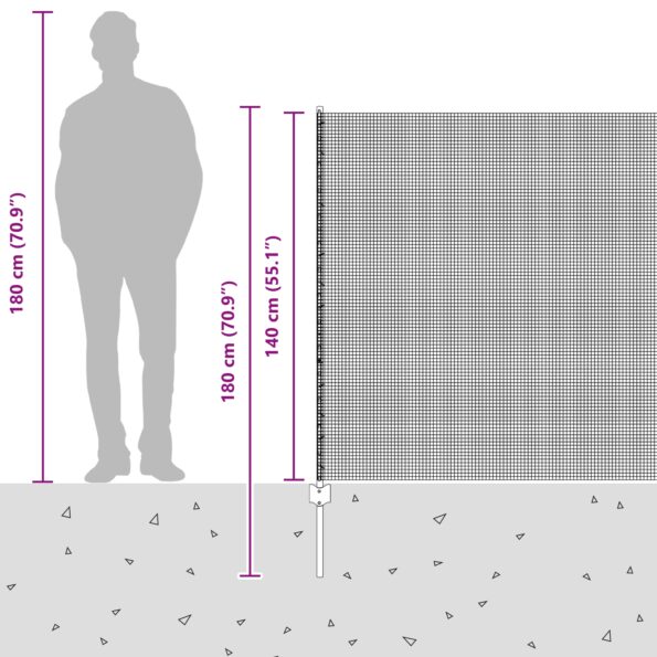 3336368_13.jpg vidaXL Zváraná drôtená opona s 22 U stĺpikmi Strieborná 1.4x25 m Oceľ – Obrázok 13