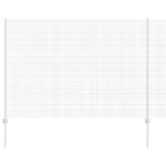 vidaXL Zvárané drôtené oplotenie  s 22 U stĺpmi Strieborné 1.6x25 m Oceľ – Obrázok 2