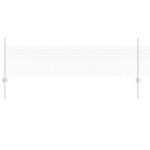 vidaXL zváraný drôtový plot s 22 U stĺpikmi Strieborný 0.5x50 m oceľ – Obrázok 2