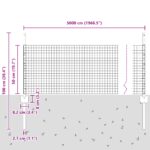 vidaXL Zváraný drôtový plot  s 22 U stĺpikmi Strieborný 0.5x50 m Oceľ – Obrázok 10