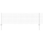vidaXL Zváraný drôtový plot s 22 U stĺpmi Strieborný 0.6x50 m Oceľ – Obrázok 2