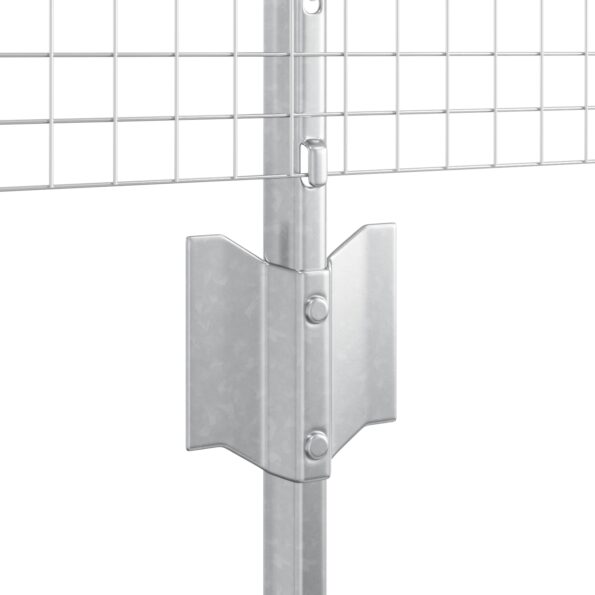 3336390_6.jpg vidaXL Zvárané drôtené oplotenie s 22 U stĺpikmi strieborné 0.6x50 m oceľ – Obrázok 6