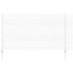 vidaXL Zváraný drôtený plot s 44 U stĺpikmi Strieborný 1.4x50 m Oceľ – Obrázok 2