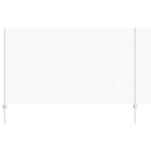 vidaXL Zváraný drôtený plot s 44 U stĺpikmi Strieborný 1.4x50 m Oceľ – Obrázok 2