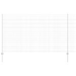 vidaXL zváraný drôtový plot s 44 U stĺpikmi strieborný 1.4x50 m oceľ – Obrázok 2