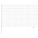 vidaXL Zvarené drôtené ohrady s 44 U stĺpmi Strieborná 1.5x50 m Oceľ – Obrázok 2