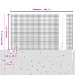 vidaXL Zváraný drôtový plot s 44 U stĺpikmi Strieborný 1.6x50 m Oceľ – Obrázok 11