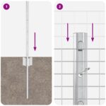 vidaXL Zvárané pletivo s 44 U stĺpmi Strieborné 0.4x100 m Oceľ – Obrázok 9