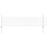 vidaXL Zváraný drôtený plot s 44 U stĺpikmi Strieborný 0,5x100 m Oceľ – Obrázok 2