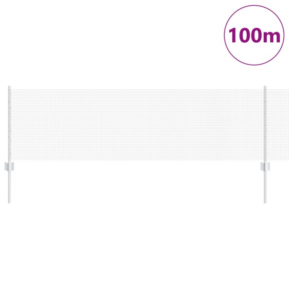 3336420_3.jpg vidaXL Svárované drôtové oplotenie s 44 U stĺpikmi Strieborné 0.6x100 m Oceľ – Obrázok 3
