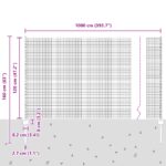 vidaXL Zelené zvárané drôtové oplotenie  so 5 U stĺpikmi 1.2x10 m Oceľ – Obrázok 11