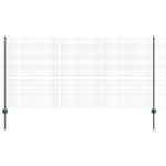 vidaXL Zelené zvárané drôtové oplotenie  so 5 U stĺpikmi 1.2x10 m Oceľ – Obrázok 2