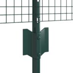 vidaXL zvárané drôtené oplotenie s 22 U stojanmi zelené 0.4x50 m z ocele – Obrázok 6