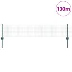 vidaXL Zváraný drôtený plot s 44 U stĺpikmi Zelený 0.4x100 m Oceľ – Obrázok 3