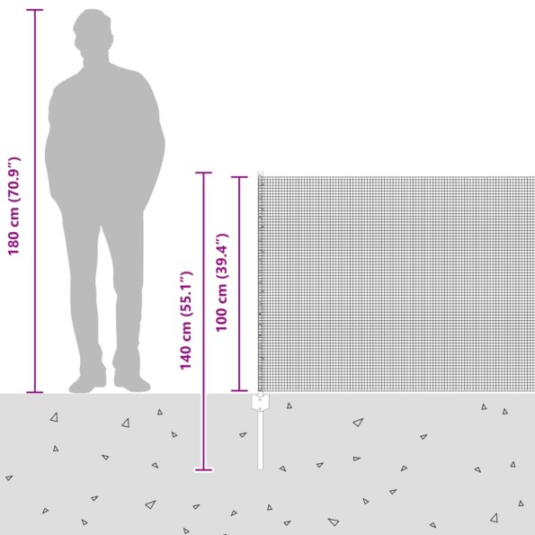 vidaXL Zváraný drôtový plot  so 44 U stĺpikmi Zelený 1x100 m Ocel – Obrázok 12