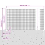 vidaXL Sivý zváraný drôtený plot s 10 U stĺpikmi 1.5x10 m z ocele – Obrázok 11