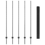 vidaXL Zváraný drôtový plot so 10 U stĺpikmi sivý 1,6x10 m oceľ – Obrázok 4