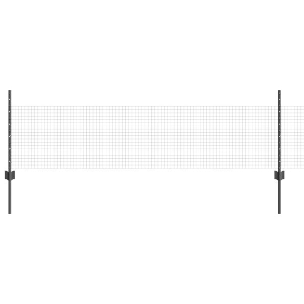 3336588_2.jpg vidaXL Kurínová sieťovina Súprava 2 ks Sivá Oceľ, PVC 25 x 0.5 m – Obrázok 2