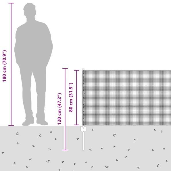 3336593_12.jpg vidaXL Zváraná drátová ohrada  so 11 U stĺpikmi, šedá, 0,8 x 25 m, oceľ – Obrázok 12