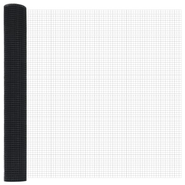 3336603_6.jpg vidaXL Zvárané pletivo s 22 U stĺpmi Sivé 1.2x25 m Oceľ – Obrázok 6