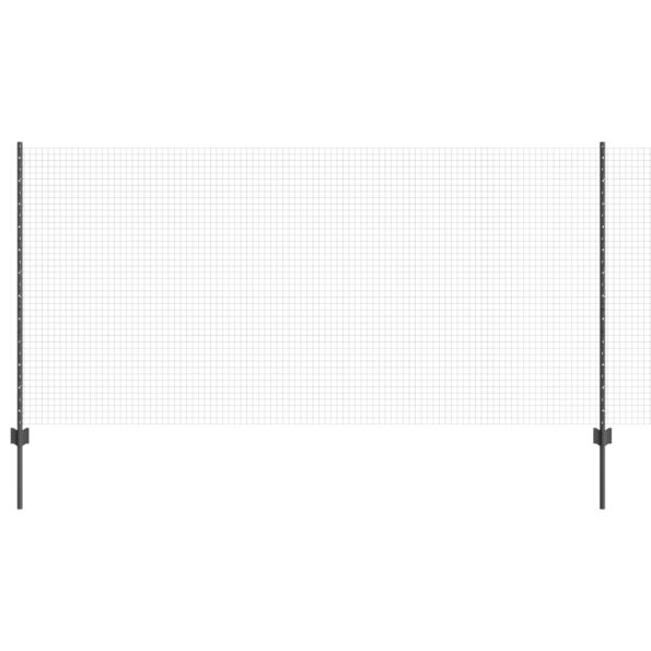 3336604_2.jpg vidaXL zvárané drôtené oplotenie s 22 U stĺpikmi sivé 1.2x25 m oceľ – Obrázok 2