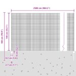 vidaXL Zváraný drôtový plot so 22 U stĺpikmi Sivý 1,4x25 m Oceľ – Obrázok 11