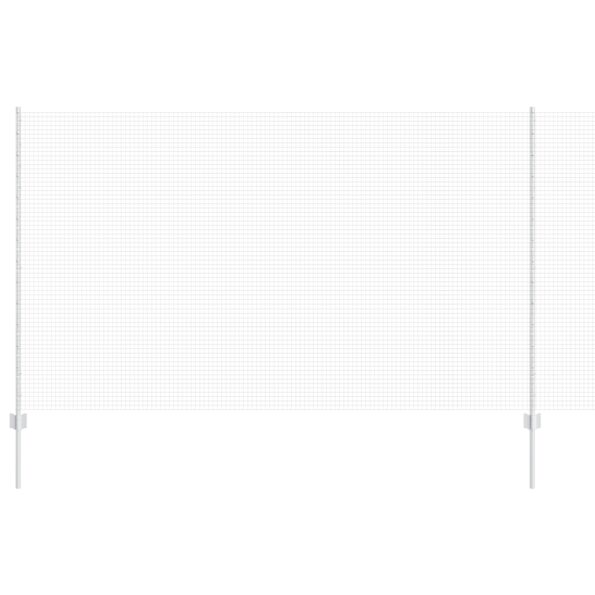 vidaXL Zváraný drôtený plot  s 22 U stĺpikmi Sivý 1.4x25 m Oceľ – Obrázok 2