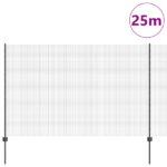 vidaXL Sada kurníkových drôtových plota Sada 2 Sivá Pozinkovaná oceľ – Obrázok 3