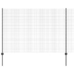 vidaXL záhradný plot Súprava 2 Sivý Kov 25 x 1.5 m Trvácny – Obrázok 2