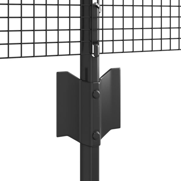 3336651_6.jpg vidaXL Zváraný plot s 44 U stĺpikmi sivý 0.5x100 m oceľ – Obrázok 6