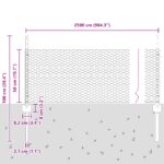 vidaXL Záhradná sada plotov 2 kusy Zelená Oceľ potiahnutá PVC 25 x 0.5 m – Obrázok 10