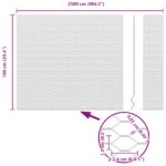 vidaXL Záhradný plot Set Sada 2 Zelený Kov, Plast 25 x 1 m plot Odolný – Obrázok 12