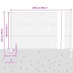 Plotové stĺpy vidaXL 11 ks U-Channel Zelené 140 cm Oceľ, Zelený šesťuholníkový plot vidaXL 1.4x25 m Oceľ – Obrázok 11