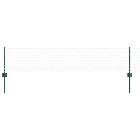 3336737_2.jpg vidaXL stĺpy na oplotenie 11 ks U-Channel zelené 40 cm oceľ – Obrázok 2