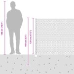 Zelené plotové stĺpiky vidaXL 11 ks U-kanál 120 cm oceľové, Zelený šesťuholníkový plot vidaXL 1.2x50 m oceľový – Obrázok 13